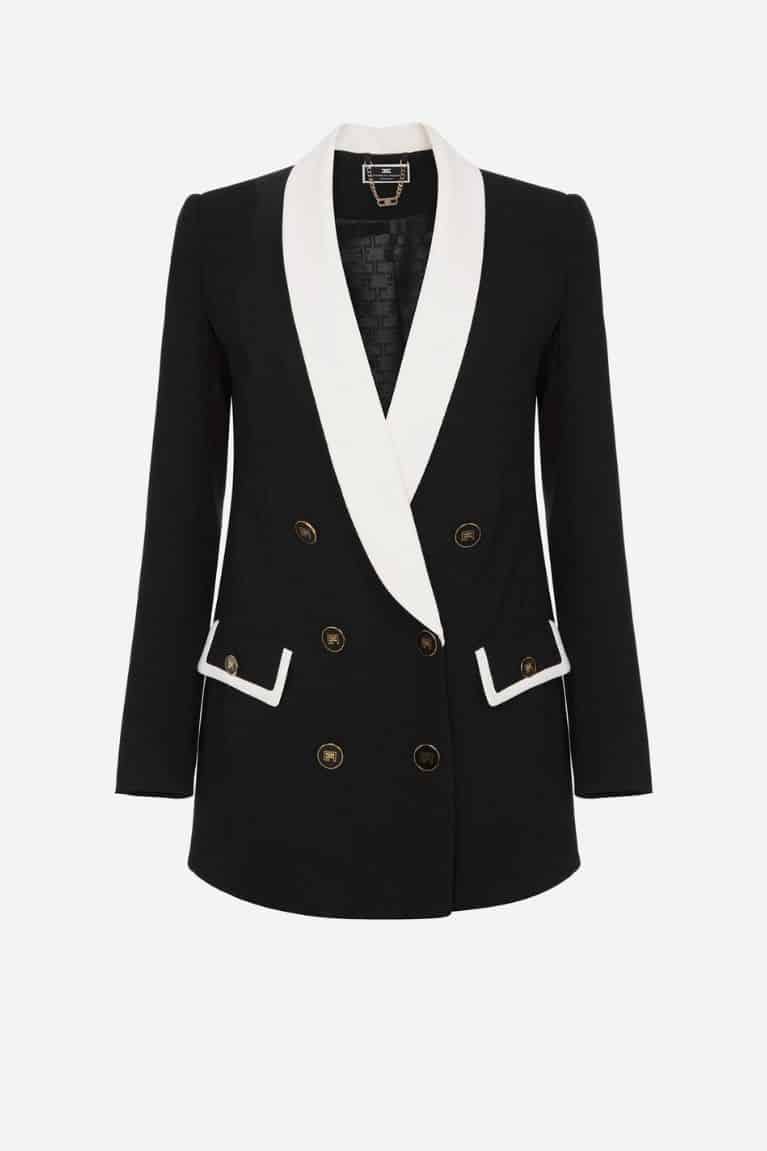 TWEEKLEURIG JASJE MET DUBBELE RIJ KNOPEN